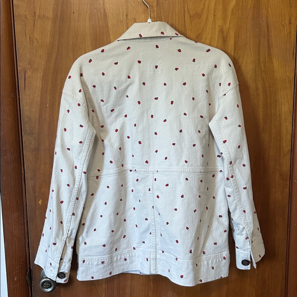 Madewell strawberry canvas jacket - Picture 4 of 7
